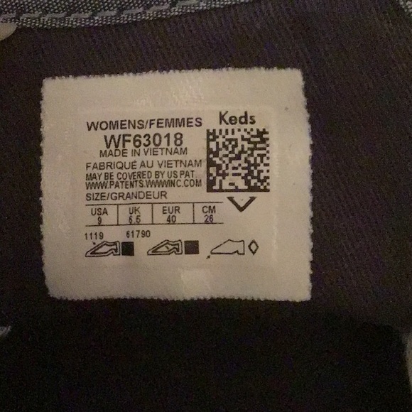 Keds Womens Center II Chambray Summer Runners Sneakers Size 9 NWOT - Picture 6 of 8